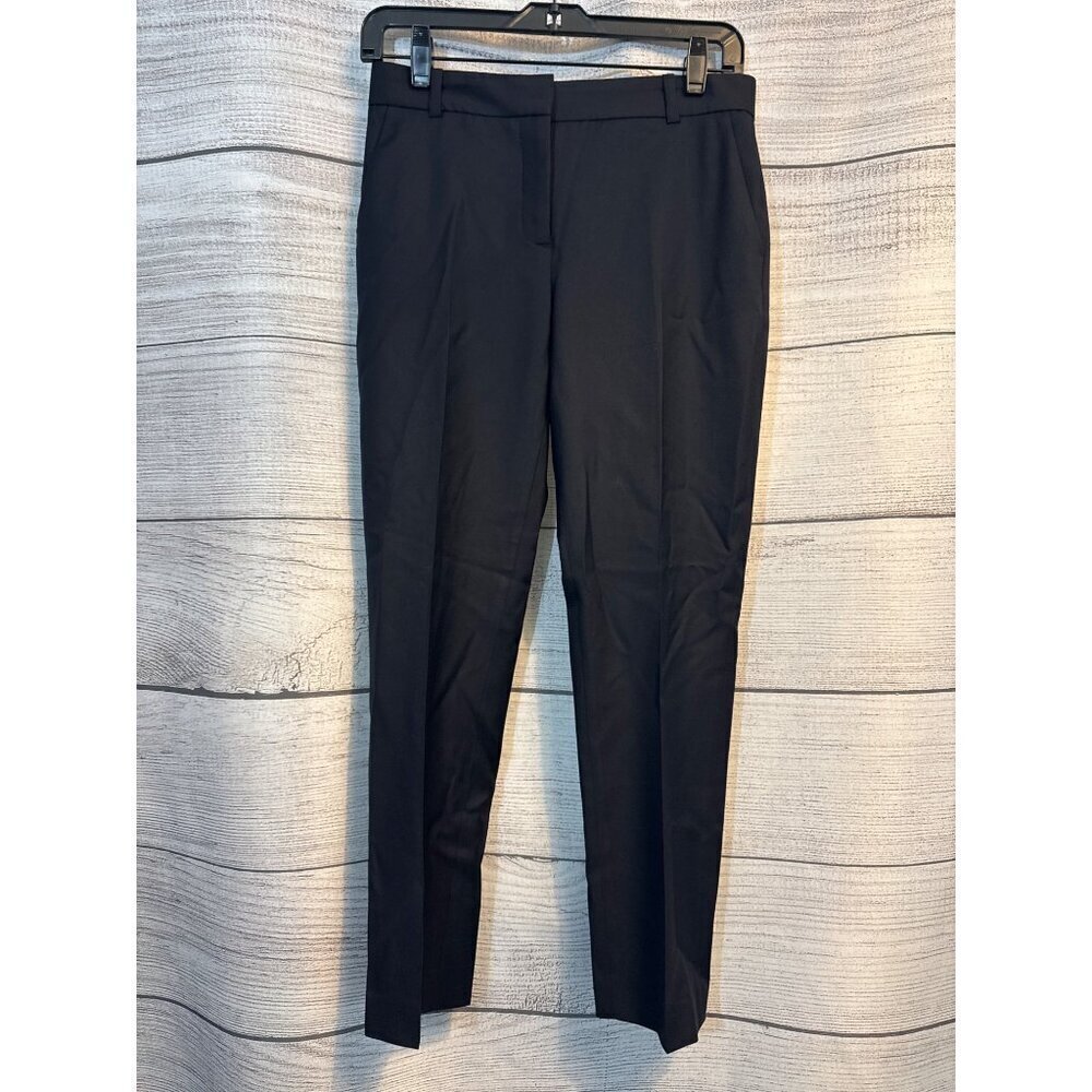 Joseph Ange Black Super 100 Wool Trousers Size 34
